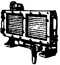 Steam Loco Air Compressor Radiator (Brass Casting)