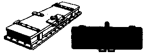 Tender Water Hatch (Brass Casting) -- Rectangular