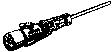 Steam Loco Power Reverse (Brass Casting) -- PRR Modern Style