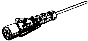Steam Loco Power Reverse (Brass Casting) -- PRR Modern Style