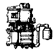 Steam Loco Air Compressor (Brass Casting) -- Westinghouse Cross Compound