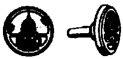Steam Loco Smokebox Front Number Plates -- B&O - Capitol Dome Herald