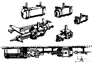 Brake Set -- Westinghouse "UC" Air System for all Standard Steel Passenger Cars
