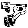 Dummy Knuckle Couplers  1 Pair -- Standard "E"