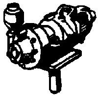 Steam Loco Electrical Generators (Brass Castings) -- With Muffler