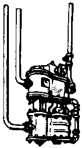 Steam Loco Air Compressor (Brass Casting) -- Cross Compound w/Remote Strainer