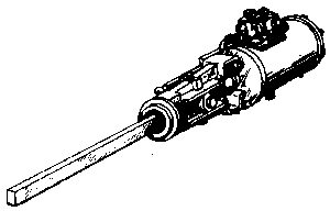 Steam Loco Power Reverse (Brass Casting) -- Large