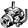 Alternator (Unpainted Brass Casting) -- For Passenger Cars