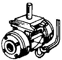 Alternator (Unpainted Brass Casting) -- For Passenger Cars