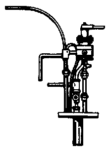 Steam Loco Air Brake Stands (Brass Casting) -- Old Style