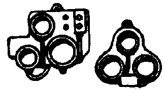 Cab Gauges for Engineer/Fireman Side of Cab (Brass Castings)