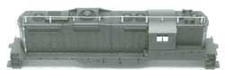 PRR Induction Phone Antenna Supports for Diesels (Brass Castings, less wire) -- EMD GP7/9