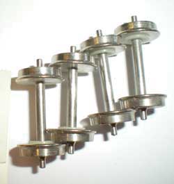 Non-Magnetic Nickel-Plated Wheelset pkg(4) -- 36"
