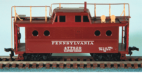 Caboose Antenna Supports -- N5 Stand & Receiver (brass)