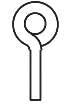Lift Rings -- .012" Wire pkg(20)