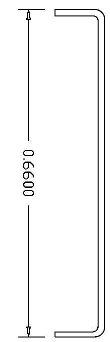 Grabs for EMD FT & F Unit Diesels pkg(12; .012" Wire) -- Side Door