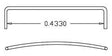 Grabs for EMD FT & F-Unit Diesels pkg(12) .012" Wire -- Roof Window Grabs