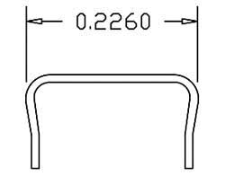 Grab Irons pkg(12) -- .012"  .03cm