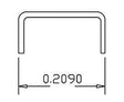 Grab Irons (.012" Wire) -- Scale 18" Straight - pkg(20)