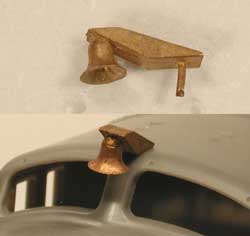 Bangor & Aroostook Bell & Bracket -- 1 Piece Brass Casting