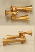 Airhorn (Unpainted Brass Casting) -- Nathan P3 (2 Bells Forward, 1 Bell Back)