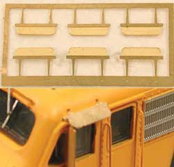 F-Unit Sunshade -- Etched Brass pkg(6)