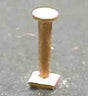Diesel Radio Antenna (Unpainted Brass Castings) pkg(2) -- Western Pacific Style Firecracker