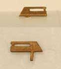 Diesel Radio Antenna pkg(2) Unpainted Brass Castings -- Sinclair Type