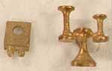 Airhorns (Unpainted Brass Casting) -- Delaware & Hudson Nathan M-3RT1 w/Bracket; 2 Bells Forward, 1 Back