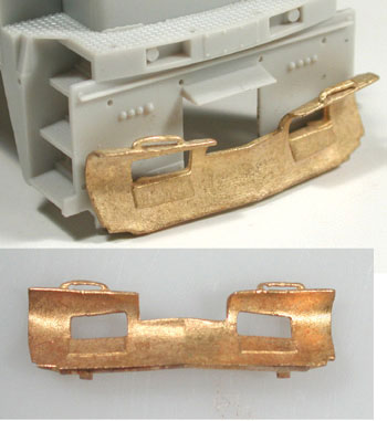 Snow Plow (Unpainted Brass Casting) -- Fits Second Generation Diesels