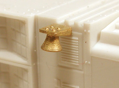 Bell (Unpainted Brass Casting) -- Hood, Side-Mounted
