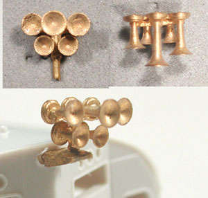 Air Horn (Unpainted Brass Casting) -- Nathan 5-Chime K5h (BC Rail Diesels)