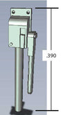Locomotive Brake Lever - Plastic -- pkg(2)