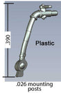 Locomotive Air Hose - Plastic -- pkg(2)