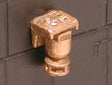 Graham White Electric Bell w/Mounting Bracket -- Lost Wax Brass Casting
