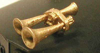 Leslie S3LR3 3-Chime Air Horn -- Lost Wax Brass Casting