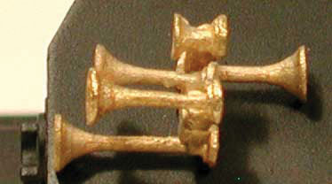 Nathan P5 P0345R1 5-Chime Air Horn -- Lost Wax Brass Casting