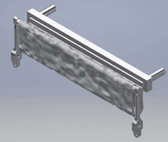 Cab Window Shade Cloth -- Stowed Position pkg(2)