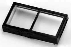 All-Weather Cab Window -- Plastic with Glazing, .392 x .670" pkg(2)
