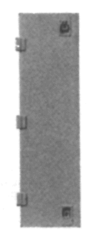 EMD Engine Compartment Doors -- 22 x 78", Latched