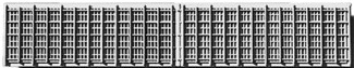 Radiator Grilles & Shutters pkg(4) -- Wire Mesh Grille for EMD GP/SD 38/39, Phase 1 GP39-2; Early GP38-2