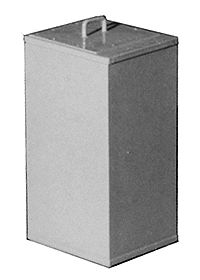Electrical Cabinet Air Filter Box -- Built-In Style For Mid-Production EMD Dash-2 & 50/60 Series Diesels pkg(2)