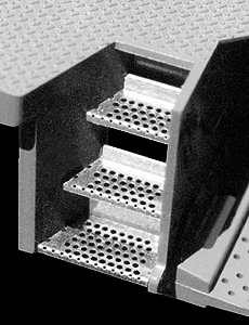 Engine Step Set (Photo-Etched Brass) -- For Kato SD40, SD45 Series Engines