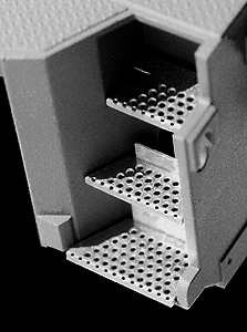 Engine Step Set (Photo-Etched Brass) -- For Athearn SD70 w/3 Steps