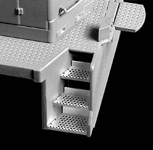 Engine Step Set (Photo-Etched Brass) -- For Proto 2000 SD45