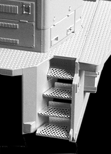 Engine Step Set (Photo-Etched Brass) -- For Athearn SD70MAC