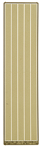 Walkway Safety Tread Strips pkg(5) -- .245 x 5.46"  .62 x 13.9cm