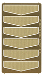 Anticlimber Safety Tread pkg(6) -- Fits #2107 & 2108 70/90-Series Anticlimber, Sold Separately