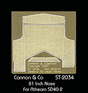 Safety Tread Kit Nose Only (Photo-Etched Brass) -- For Athearn SD40-2 w/81" Nose