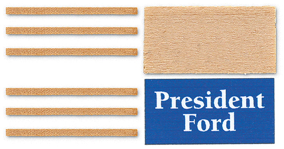Presidential Election Billboard - Kit -- Gerald Ford ("President Ford" Slogan)